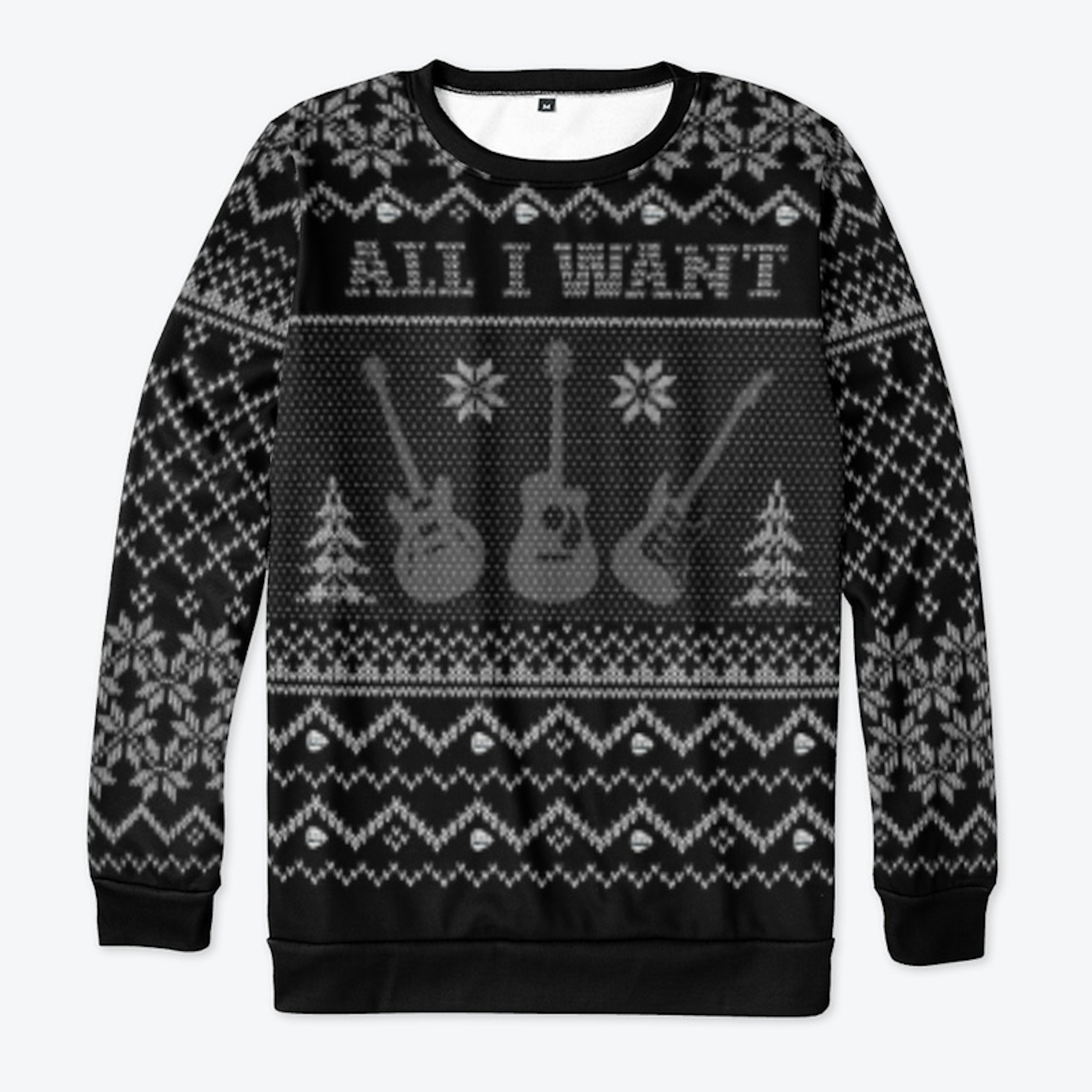 'All I Want' Holiday Guitar Jumper